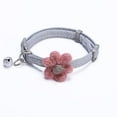 thumbnail image 1 of Adjustable Cute Six Petals Flower Bell Decor Cat Kitten Collar Pet, 1 of 5