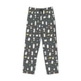 thumbnail image 6 of Uemuo Lovely Penguin Pattern Men's Wide Leg Palazzo Lounge Pants with Pockets Light Weight Loose Comfy Casual Pajama Pants-X-Large, 6 of 9