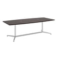 thumbnail image 2 of Pemberly Row Boat Shaped Conference Table with Metal Base in Cherry, 2 of 7
