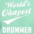 thumbnail image 3 of CafePress - World's Okayest Drummer Dark T Shirt - Men's Classic Graphic Cotton T-Shirt, 3 of 4
