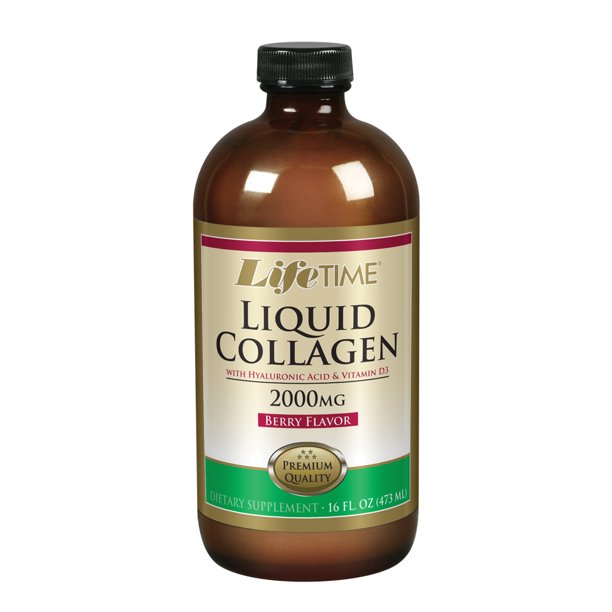 Lifetime Liquid Collagen w/ Hyaluronic Acid & Vitamin D3 Supports