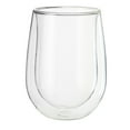 thumbnail image 3 of Henckels Cafe Roma 4-pc Double-Wall Glassware Stemless White Wine Glass Set, 3 of 4