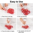 thumbnail image 4 of BoxLegend 30 Sacs Réutilisables pour Scelleuse sous Vide avec Valve à Air - Sacs pour Scelleuse sous Vide FoodSaver Sans BPA pour sous Vide, Préparation de Repas, Sacs de Rangement pour Aliments (10S+10M+10L), 4 of 7