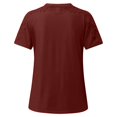 thumbnail image 5 of CHOK Offres Cyber&Monday Hauts d'Été pour Femmes T-Shirts Amples Patchwork pour Femmes Blouses et Hauts en Dentelle Florale Tendance Tunique à Manches Courtes Col Rond Grandes Tailles pour Femmes, 5 of 5
