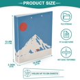 thumbnail image 3 of FORMRS 3 Ring Binder 1.5 inch with Pockets Set of 2 Clip Board 200 Sheets Capacity, Snow Mountain, 3 of 8