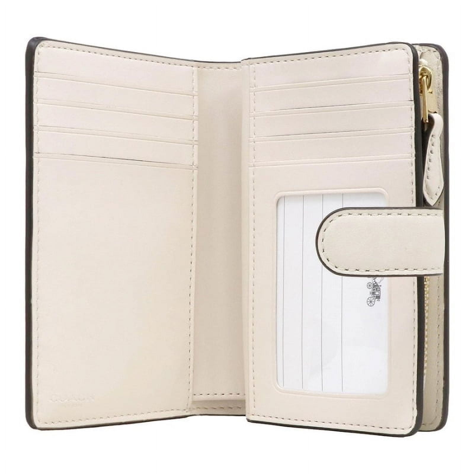 Coach Bright Mandarin & Iris Medium Corner Zip Leather Wallet, Best Price  and Reviews