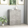 thumbnail image 1 of vidaXL Sideboard Concrete Grey 60x30x75 cm Engineered Wood, 1 of 5