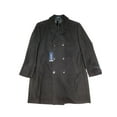 thumbnail image 4 of Nautica Men's Classic-Fit Double Breasted Wool Overcoat Coat Black 40R, 4 of 5