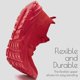 thumbnail image 4 of Zapatillas ZGPWZWL para correr, tenis, gimnasio, caminar, rojas, hombre 9.5, 4 of 6