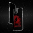 thumbnail image 6 of DistinctInk Clear Hybrid Case for Apple iPhone 15 Pro Max (6.7" Screen) - Beauty Is Only Skin Deep - Wireless Charging Compatible, 6 of 9