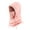 Pink, variant on 3-in-1 Winter Hooded Neck Warmer, Face Mask & Beanie Hat for Men & Women - Adjustable Windproof Cold-Proof Multi-Functional Headwear, Unisex One Size Fits All, Machine Washable for Outdoor, Commuting