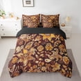 thumbnail image 2 of Manfei Traditional Floral Flower Bedding Comforter Set 7-Piece for Female Men,Vintage Aesthetics King Bedding Sets,Exotic Style Ultra Soft Bed Sheets,Luxury Bedroom Decor,Reversible, 2 of 8