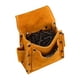 thumbnail image 3 of Bolsa de herramientas de bolsillo para la cintura, cinturón de clavos de carpintero, portátil para construcción, carpintería, color amarillo, 3 of 12
