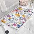 thumbnail image 3 of Pioneer Flower Floral Print Flannel Non Slip Door Rugs,Washable Door Mats Indoor,Decorative Door Mats,Dirt-Resistant and Absorbent Doormat for Entrance,Bedroom,Kitchen,Bathroom,23.5"x16", 3 of 5