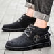 thumbnail image 4 of Zapatos de senderismo de plataforma casual con cordones de caña alta para hombre Wmkox8yii 123q1779, 4 of 9