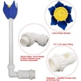 thumbnail image 2 of Pool Fountain Jet Adjustable Waterfall Pool Fountain Spray Lotus Shape Pool Nozzle Sprinkler InGround and Above Ground Swimming Pool, 2 of 5