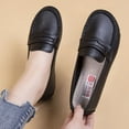 thumbnail image 6 of Xiaoxatg Women's Casual Shoes Ladies Soft Sole Large Size Lightweight Stirrup Shallow Mouth Comfort Design Shoes 6.5 Black, 6 of 8