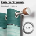thumbnail image 2 of Outdoor Curtains for Patio Waterproof, Purple Green Wood Grain Outdoor Privacy Panels Grommet, Rustic Retro Wooden Plank Blackout Outside Curtains for Porch/Cabana/Pergola/Gazebo 54"x84", 1 Panel, 2 of 8