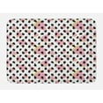 thumbnail image 1 of Fruit Bath Mat, Pattern of Watermelon Slices, Plush Bathroom Decor Mat with Non Slip Backing, 29.5" X 17.5", Blush White Dark Grey, by Ambesonne, 1 of 2