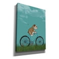 thumbnail image 2 of Epic Graffiti 'English Bulldog on Bicycle - Sky' by Fab Funky Canvas Wall Art, 26"x34", 2 of 3