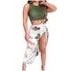 thumbnail image 1 of Conjunto de blusas cortas sin mangas con cuello redondo y falda elástica sexy para mujer Wmkox8yi  bvn3230, 1 of 5