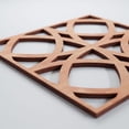 thumbnail image 5 of Ekena Millwork 7 3/8"W x 7 3/8"H x 1/4"T Extra Small Fleetwood Decorative Fretwork Wood Wall Panels, Cherry, 5 of 18