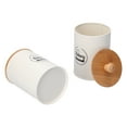 thumbnail image 2 of Canister,3pcs Tea Container Bamboo Coffee Storage Bottle Sugar Jar Unparalleled Experience, 2 of 8