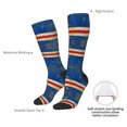 thumbnail image 5 of Women's Knee High Socks Retro Cape Verde Flag Outdoor Casual Tube Socks, 5 of 7
