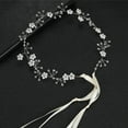 thumbnail image 4 of Accessoire de Cheveux de Mariée Faux Perle de Mariage Bandeau de Mariage avec Ruban, 4 of 6