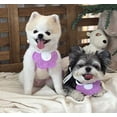 thumbnail image 5 of Babero para mascotas, paquete de 2 pañuelos ajustables con flores para perro, collar de Saliva para gato, bufanda, toalla de Saliva para perro, corbata para gatito, bufanda, disfraz, bufanda para fiesta Rojo Verde, 5 of 5