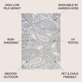 thumbnail image 5 of JONATHAN Y AMALFI COAST 4 x 6 Area Rug, Julien Paisley - Light Gray/Ivory, AMC102A-4, 5 of 10