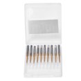 thumbnail image 1 of 10Pcs Tap High Speed Steel with Coating Coarse Thread Hand Tool Accessories for Stainless Steelm1.4x0.3 Coating, 1 of 9