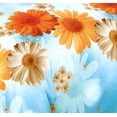 thumbnail image 3 of Swanson Beddings Sunny Blue Daisy 3-Piece 100% Cotton Bedding Set: Duvet Cover and Two Pillowcases (King), 3 of 3