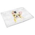 thumbnail image 2 of MKHERT French Bulldog Watercolor Puppy Dog Fashion Print Doormat Rug Home Decor Floor Mat Bath Mat 30x18 inch, 2 of 3