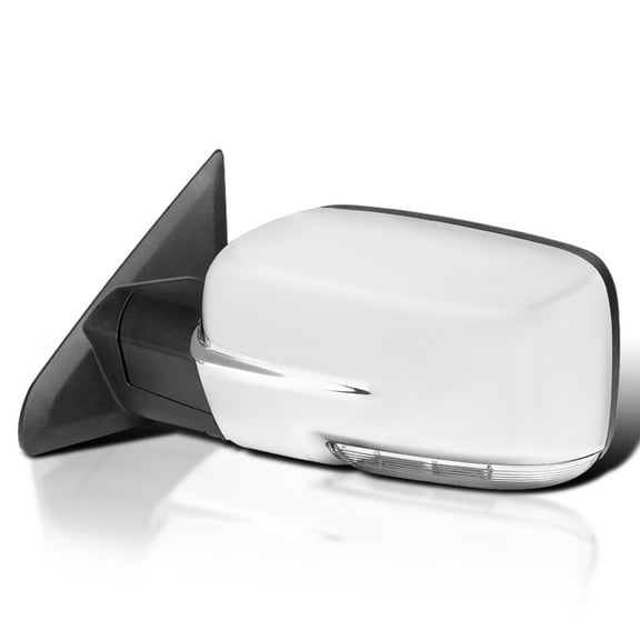 Spec-D Tuning Power Heated Chrome Left Driver Side Mirror Compatible with 2013-2019 Dodge Ram 1500