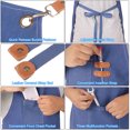 thumbnail image 3 of Unique Bargains Adjustable Chef Apron Cross Back Aprons for Kitchen Cooking Art Painting, Blue, 3 of 6