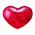 thumbnail image 3 of Standard 3D Crystal Puzzle - Heart (red), 3 of 5
