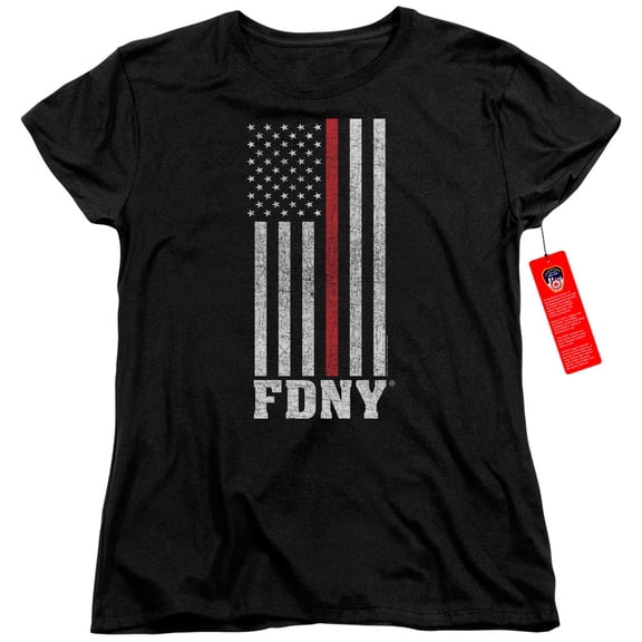 New York City - Thin Red Line - Women's Short Sleeve Shirt - XX-Large