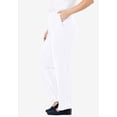 thumbnail image 3 of Woman Within Plus Size Petite 7-Day Straight-Leg Elastic-Waist Stretchy Knit Pant, 3 of 6