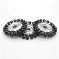 thumbnail image 2 of Labymos Knotted Bench Steel Wire Brush Deburring Derusting Angle Grinder Cleaner Accessories Rust Removal Wheel, 2 of 8