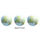 thumbnail image 3 of Globo Inflable del Mundo, Conjunto de Globos Geográficos con Continentes, Países, Océanos, 30 cm de Diámetro con Impresión Multicolor para Escuela, Playa, Herramienta Educativa, 3 of 6