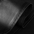 thumbnail image 4 of Car Steering Wheel Cover with Top Layer Genuine Leather Black Universal 15 Inch Stitch on Wrap Braid Case, 4 of 6