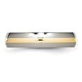 thumbnail image 4 of Titanium 14K Gold 5mm Mens Wedding Ring Band Sz 10.5, 4 of 7