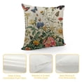 thumbnail image 4 of Nawypu  Colorful Flowers Dragonfly Butterfly Throw Pillow Covers Spring Flower Holiday Cushion Case Decoration for Sofa Couch, 4 of 5
