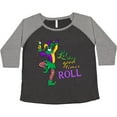 thumbnail image 3 of Inktastic Let the Good Times Roll Mardi Gras Jester Women's Plus Size T-Shirt, 3 of 5