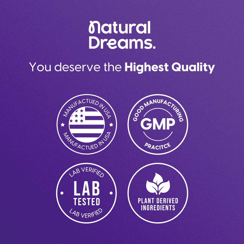 Univera Natural Dreams - Natural Sleep Aid, Non-Habit Forming Sleep Supplement w/ Valerian Root Extract, Melatonin, & Maizinol, 30 ct
