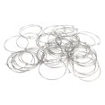 thumbnail image 1 of Pendientes de aro pequeños, 50 piezas de pendientes de aro, pendientes de aro hipoalergénicos, pendientes de aro con cuentas para mujer, uso práctico, 1 of 14