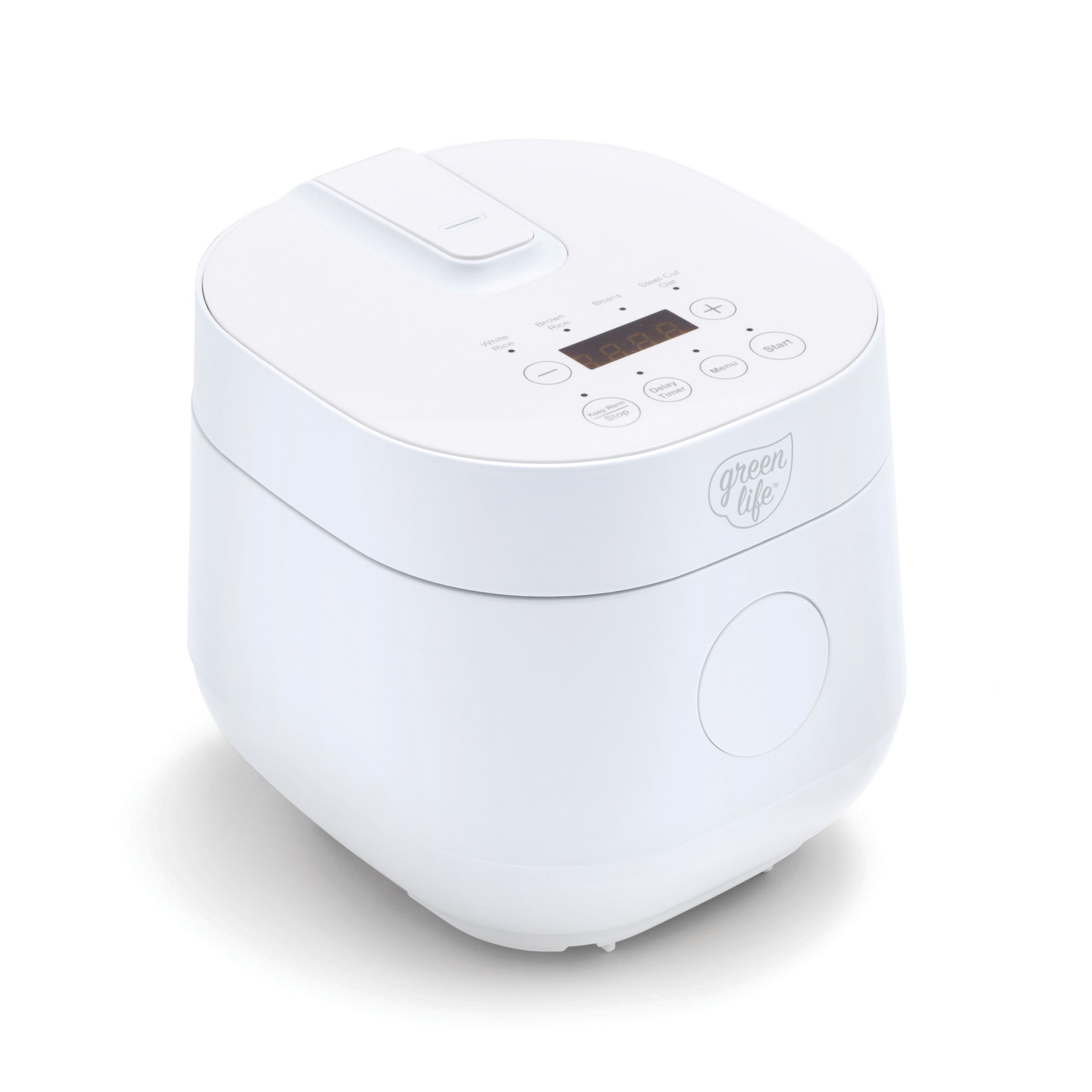 GreenLife Rice and Bean Cooker, 4 Cups, White