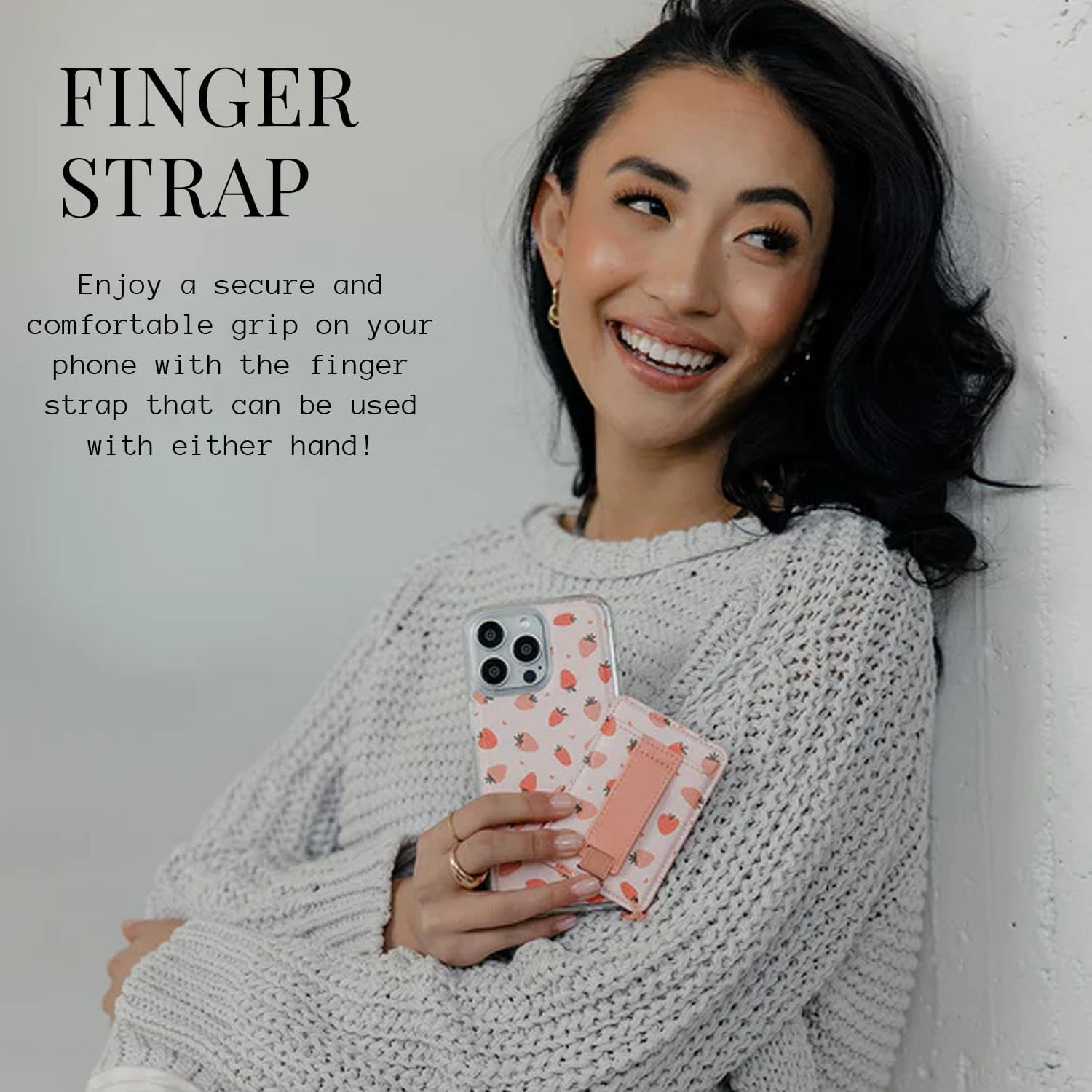 Walli Cases for iPhone 15 Plus Case Aesthetic Magnetic Wallet Phone Case Card Holder, Holds up to 2 Cards - Cute, Trendy Phone Cover for Women fits iPhone 15 Plus, with Kickstand & Finger Strap