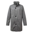 thumbnail image 5 of Fgnfyis Mens Winter Coats Cozy Mid Length Wool Blend Overcoat Loose Fit Modern Style Outerwear for Everyday Comfort Trench Coat Men Grey XXL, 5 of 5